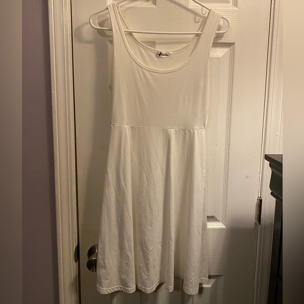 White dress.